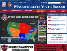 Tablet Screenshot of mayouthsoccer.org